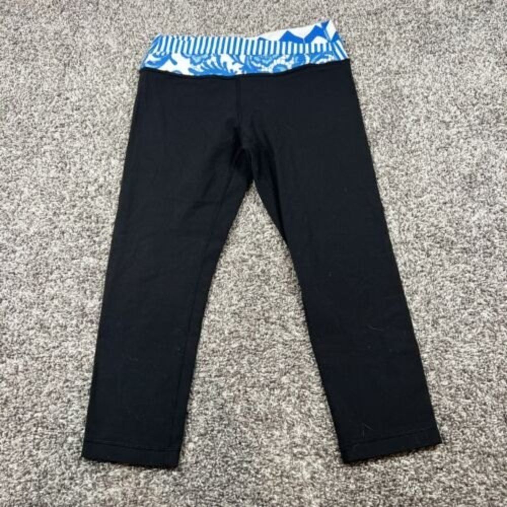 Lululemon Astro Wunder Under Crop Multi Pattern Band Women’s Size 6 Full Luon